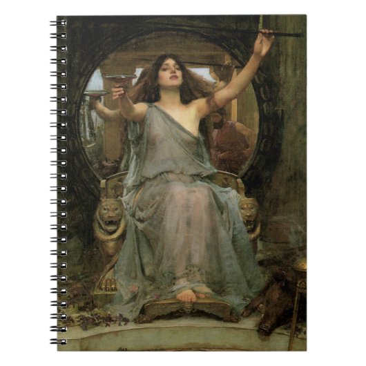 Circe Offering the Cup to Ulysses by JW Waterhouse Notitieboek (Voorkant)