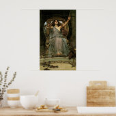 Circe Offering the Cup to Ulysses by JW Waterhouse Poster (Keuken)