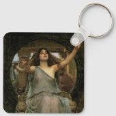 Circe Offering the Cup to Ulysses by JW Waterhouse Sleutelhanger (Achterkant)