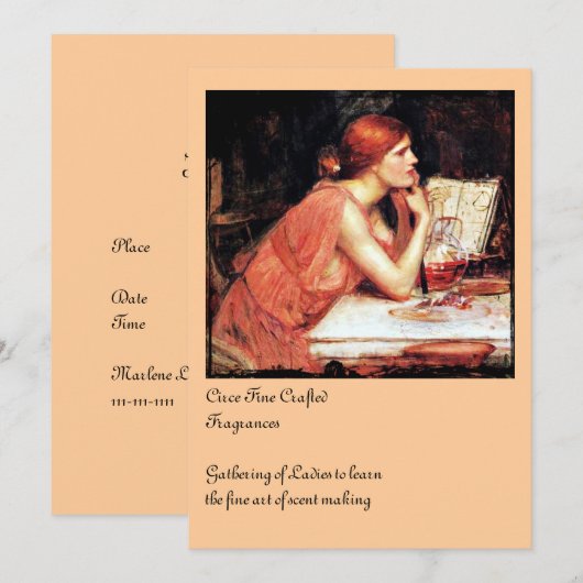 Circe Sorceress and Potions Kaart (Voorkant / Achterkant)