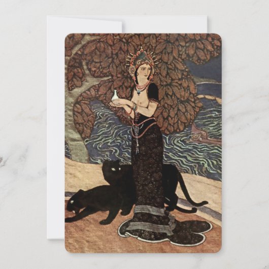 "Circe the Enchantress" van Edmund Dulac Kaart (Voorkant)