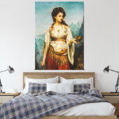 Circe van Jean Jules Bardin (1875) Canvas Afdruk (Insitu (Slaapkamer))