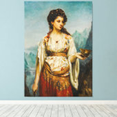 Circe van Jean Jules Bardin (1875) Canvas Afdruk (Insitu (Houten vloer))