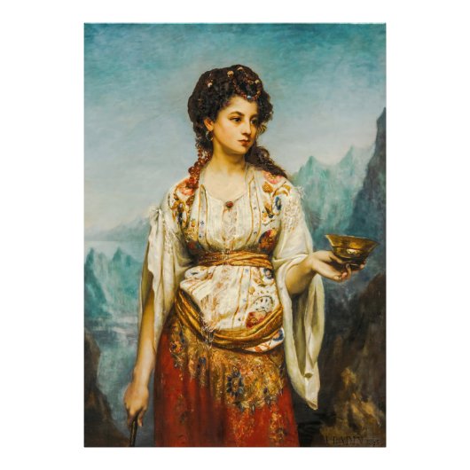 Circe van Jean Jules Bardin (1875) Foto Afdruk (Voorkant)