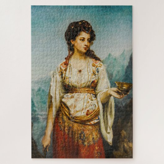 Circe van Jean Jules Bardin (1875) Legpuzzel (Verticaal)