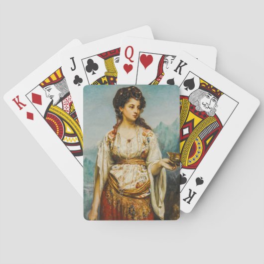 Circe van Jean Jules Bardin (1875) Pokerkaarten (Achterkant)