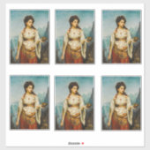 Circe van Jean Jules Bardin (1875) Sticker (Vel)