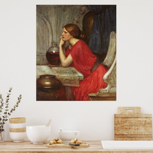 Circe van John William Waterhouse - 1911 Poster (Keuken)
