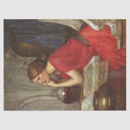 Circe van John William Waterhouse - 1911 Tissuepapier (Voorkant)