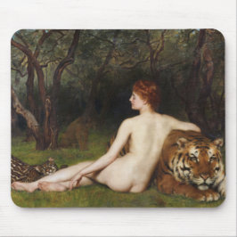 Circe (Woman and Big Wild Cats) (by John Collier) Muismat