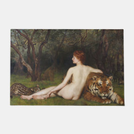 Circe (Woman and Dangerous Cats) (by John Collier) Deurmat
