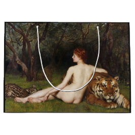 Circe (Woman and Dangerous Cats) (by John Collier) Groot Cadeauzakje