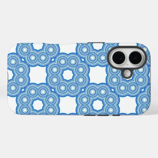 Circel patern hoesje iphon (Achterkant (horizontaal))