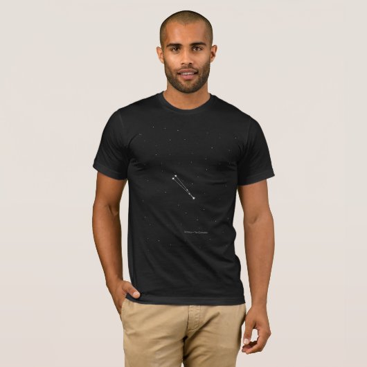 Circinus, het sterrenbeeld 'het kompas' t-shirt (Voorkant volledig)