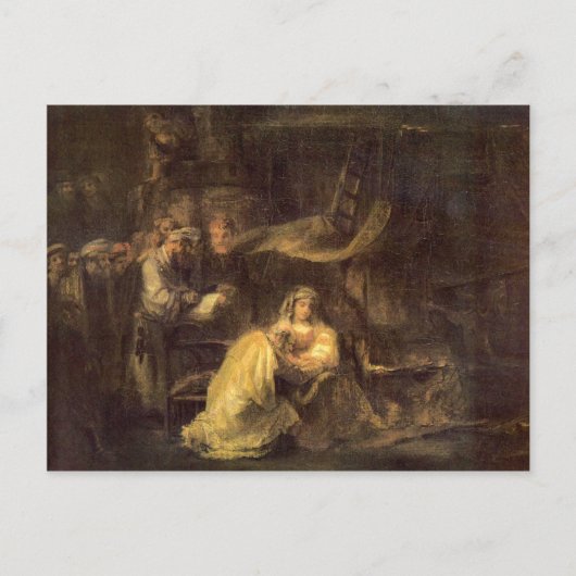 Circision of Christus door Rembrandt Briefkaart (Voorkant)