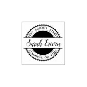  Circle Aangepaste persoonlijke naam Rubberstempel (Afrduk)