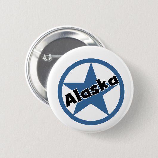 Circle Alaska Ronde Button 5,7 Cm (Voorkant /achterkant)