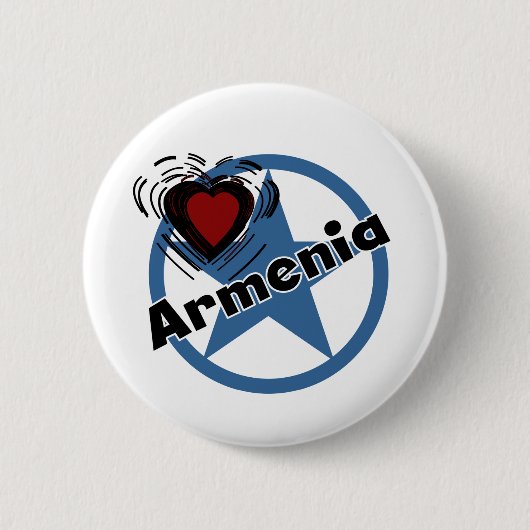 Circle Armenia Ronde Button 5,7 Cm (Voorkant)