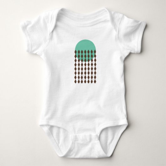 Circle Art Baby Bodysuit (Voorkant)