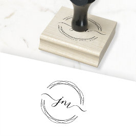 Circle-Art, Monogram, Handschrift stempel