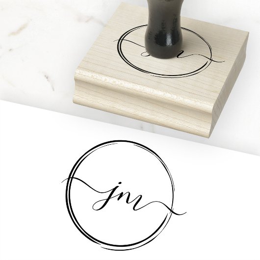 Circle-Art, Monogram, Handschrift stempel