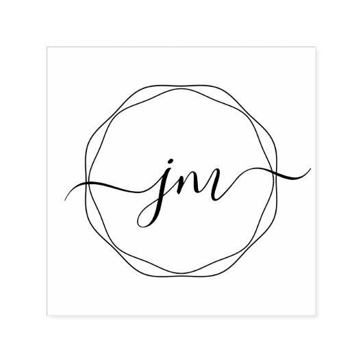 Circle-Art, Monogram, Handschrift stempel (Design)