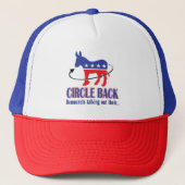 Circle Back - Democracy Spreken hun Donkey uit Trucker Pet (Voorkant)