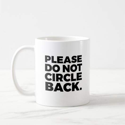 Circle Back-Mok Koffiemok (Links)