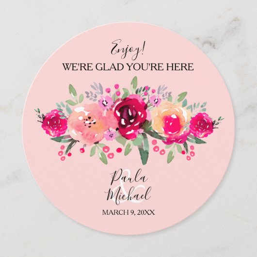 CIRCLE BEDANKT U OVER DE WACHTKOPPELING OF HET rep Kaart (Voorkant)