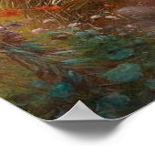 Circle Bloemenmeisje van Hans Zatzka - poster (Hoek)