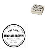 Circle Business Formation Registeragent Rubberstempel (Gestempeld)