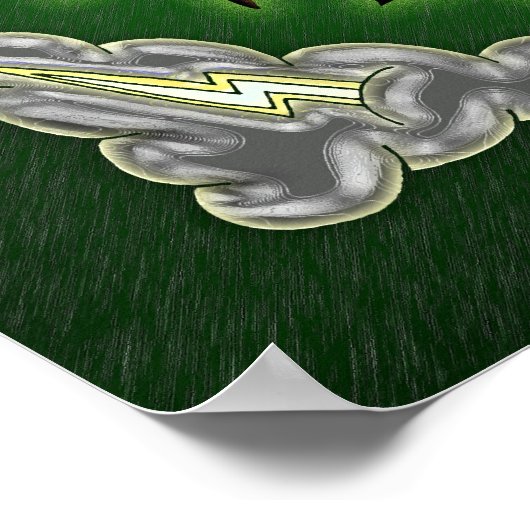 Circle Celtic Tree of Life Poster Print (Hoek)