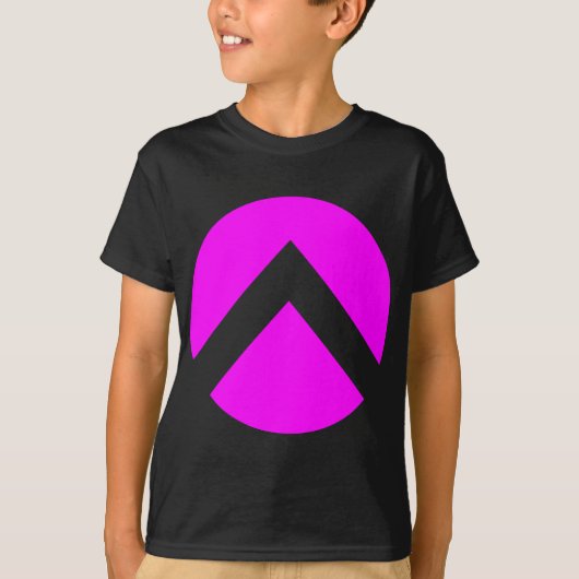 Circle Chevron Arrow T-shirt (Voorkant)
