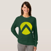 Circle Chevron Arrow T-shirt (Voorkant volledig)