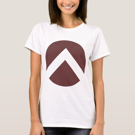 Circle Chevron Arrow T-shirt (Voorkant)