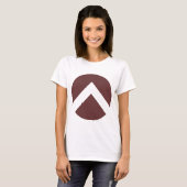 Circle Chevron Arrow T-shirt (Voorkant volledig)