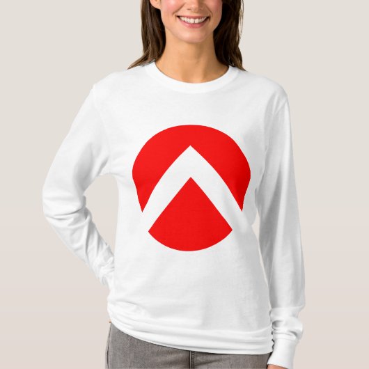 Circle Chevron Arrow T-shirt (Voorkant)
