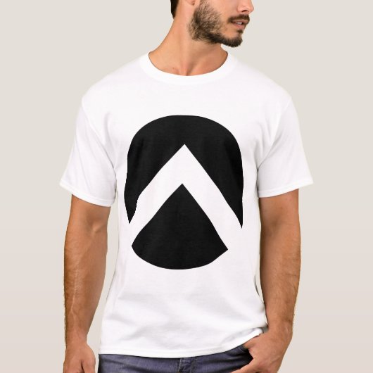 Circle Chevron Arrow T-shirt (Voorkant)