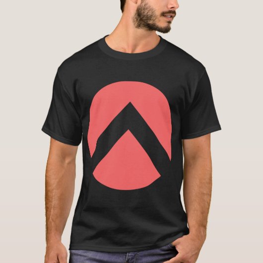 Circle Chevron Arrow T-shirt (Voorkant)