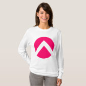 Circle Chevron Arrow T-shirt (Voorkant volledig)