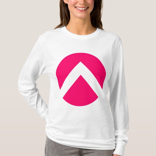 Circle Chevron Arrow T-shirt (Voorkant)