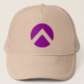 Circle Chevron Arrow Trucker Pet (Voorkant)