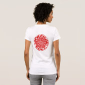 Circle Chinese Zodiac Papercut T-shirt (Achterkant volledig)