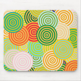 Circle-Circles Mousepad Muismat