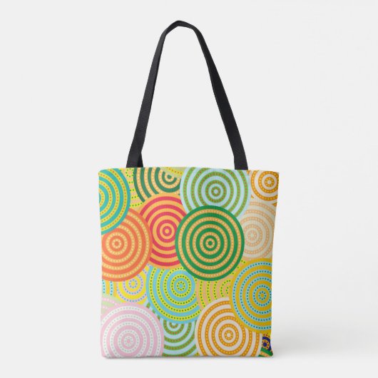 Circle-Circles Tas (Achterkant)