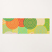 Circle-Circles Yoga Mat (Voorkant (horizontaal))