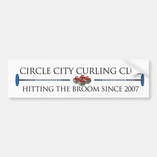 Circle City Curling - Bumpersticker (Voorkant)
