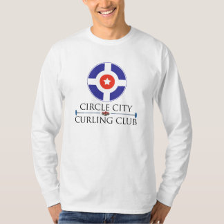 Circle City Curling - Mannen lange hoes T-shirt