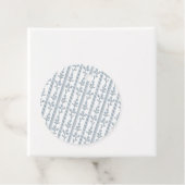 Circle Coastal Favor Party Cadeau Labels (In situ)