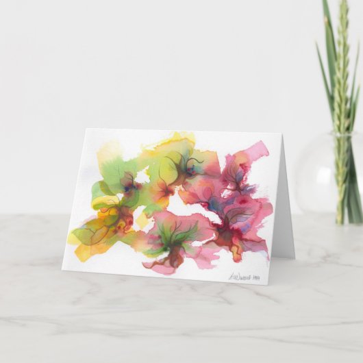 Circle Dance Notecard Kaart (Voorkant)